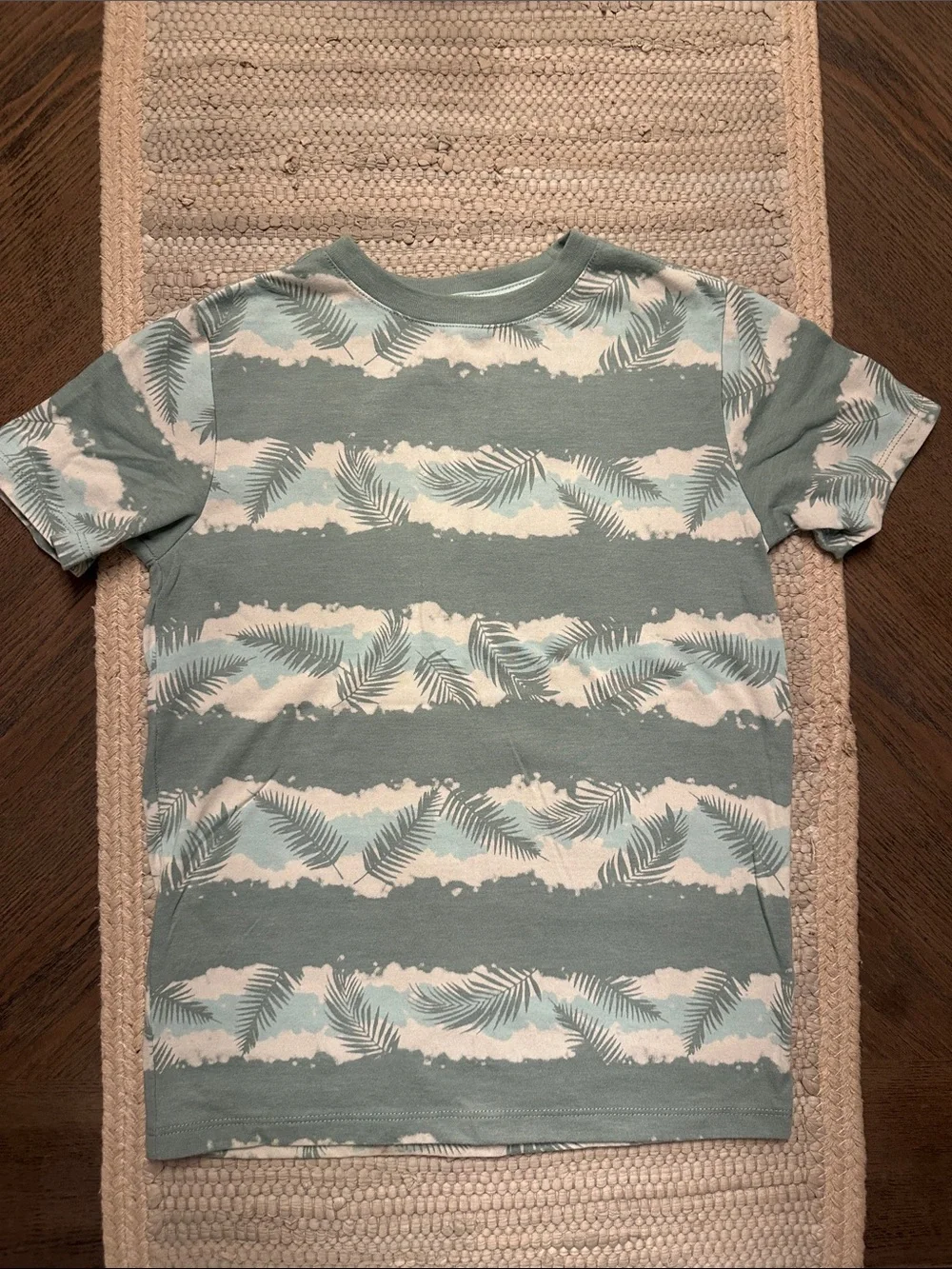 Cat & Jack Boys Short Sleeve Tee Pack of 4 - Blue, Navy, Aqua, White - Picture 5 of 6